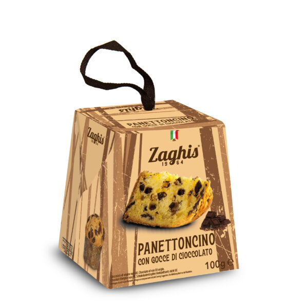 Panettone Mini con Gocce di Cioccolato <span class="text-oranje">(OP=OP)</span>